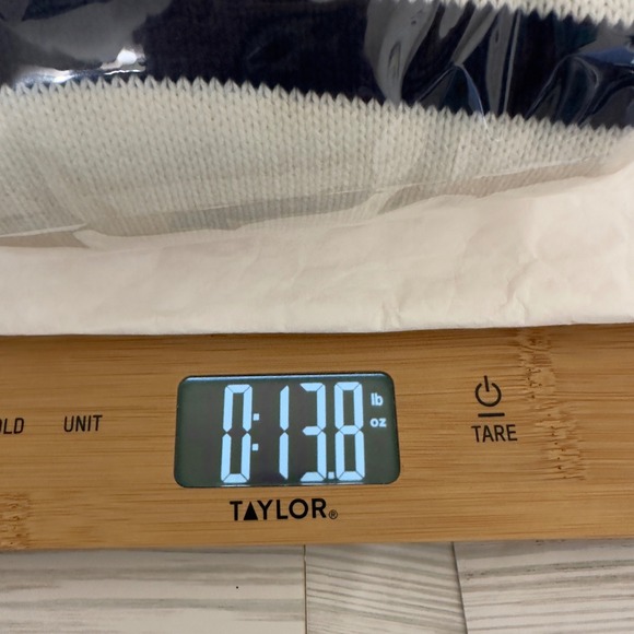 ANA A New Approach Women's Striped Lace Up Navy Collared Pullover Sweater Size M - Picture 6 of 7